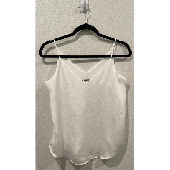 EXPRESS White Spaghetti Strap Camis - Picture 3 of 3